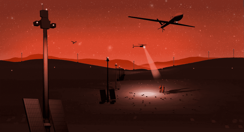 The “smarter” wall: How drones, sensors, and AI are patrolling the border